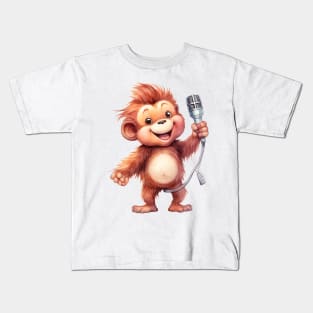 Orangutan Singing Kids T-Shirt